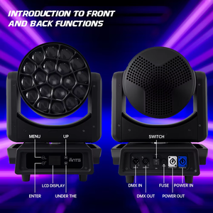Luz de cabeza móvil de ojo de abeja de 19x40W, 7 modos de canal integrados, sistema de mezcla de colores, alto brillo para pista de baile, discoteca, fiesta, DJ - Product Image 4