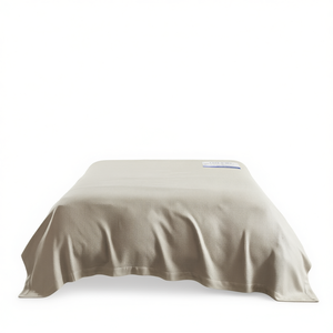 Coperta da letto rettangolare in tessuto solido, minimalista, per tutte le stagioni - Product Image 1