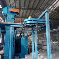 Máquina de chorro de tiro, suspensión continua de cadena, tipo catenario, aéreo, transportadora, Q38