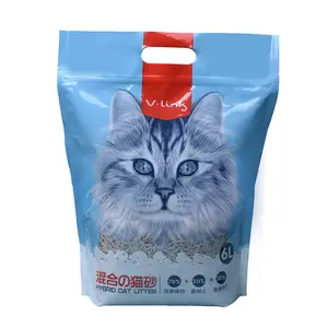 Vendita di lettiera per gatti in fabbrica minerale naturale per Clumping organico acquista lettiera per gatti in Bentonite di argilla a forma di palla profumata di alta qualità