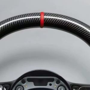 Volant de voiture en fibre de carbone personnalisé pour Mercedes Benz <span class=keywords><strong>AMG</strong></span> W222 W207 W212 W204 W205 W167 W213 C43 GLC63 Accessoires en daim - Product Image 5