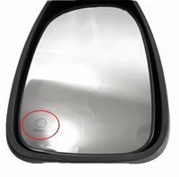 Espejo retrovisor ajustable eléctrico de mano cromado para Toyota Coaster para reacondicionamiento de JAC Kinglong