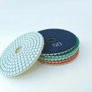 100mm 4 Inch Marble Diamond Grinding Disc Polishing Pad for Stone Polishing Renewing wet and dry diamond polishing pads