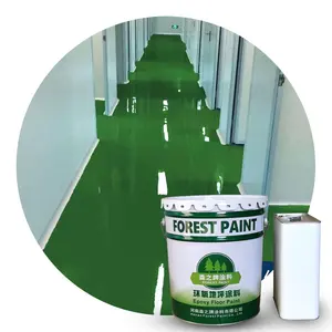 Uitstekende Uv-bescherming Epoxy Vloer Verf Cleanroom Epoxy Hars Vloeibare Floor Coating