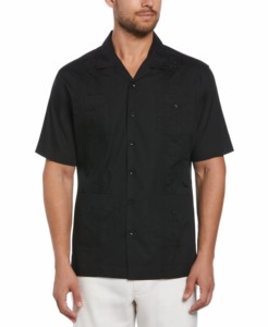 Camisas de <span class=keywords><strong>Guayabera</strong></span> de manga corta personalizadas para hombre, camisas de cuello cubano para hombre, fábrica de verano OEM - Product Image 6