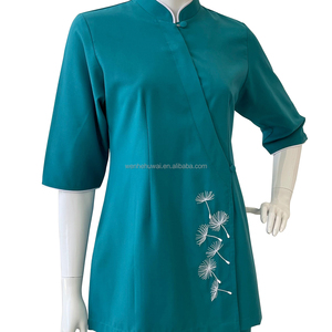 Uniformes <span class=keywords><strong>de</strong></span> sirvienta para mujer con logotipo personalizado del fabricante para el hogar del <span class=keywords><strong>hotel</strong></span>, <span class=keywords><strong>ropa</strong></span> uniforme personalizada - Product Image 2