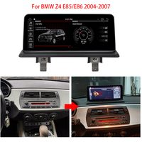 Radio depan mobil Stereo Android 10.25 inci, pemutar Multimedia Radio navigasi GPS otomatis dengan CarPlay untuk BMW Z4 E85 2004-2007