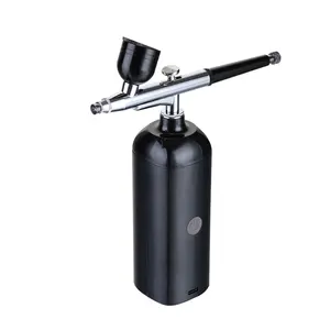 Novo portátil recarregável sem fio tatuagem pintura maquiagem unha Spray Gun Pen Air Brush aerografo Airbrush Kit