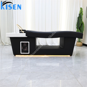 KISEN di alta qualità semplice per lavare i capelli lavabo salone di bellezza Shampoo tailandese <span class=keywords><strong>da</strong></span> massaggio per lavare i capelli Shampoo LED per la testa del letto Spa lavello - Product Image 5