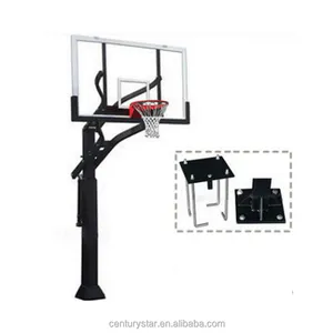 Fiberglass Basketball Board Adjustable Wall Mounted Basketball Hoop