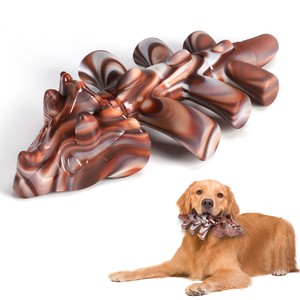 New khó khăn con chó Đồ chơi cá sấu Triceratops <span class=keywords><strong>ANTLER</strong></span> rắn Nylon cắn đồ chơi chó vật nuôi nhai không thể phá hủy con chó đồ chơi cho hung hăng nhai - Product Image 1