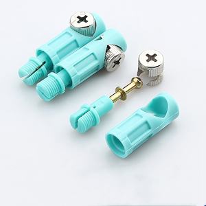 Sujetador de panel de panal de aluminio 3 en 1, armarios de comedor de baño seguros, bloqueo de rueda excéntrico integrado para fijación para Cocina - Product Image 4