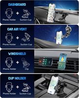 Chargeur de voiture sans fil à charge rapide magnétique compatible USB-C 12V 15W, support de téléphone pour iPhone et Model T8