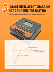 LCD Display MPPT Solar Photovoltaic Charging <strong>Controller</strong> 10A/20A 12V/24V <strong>Charge</strong> <strong>Controller</strong> - Product Image 6