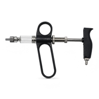 Injecteur réglable en continu pour l'élevage de lapins et de volailles avec échelle de barillet précise et assemblage manuel simple