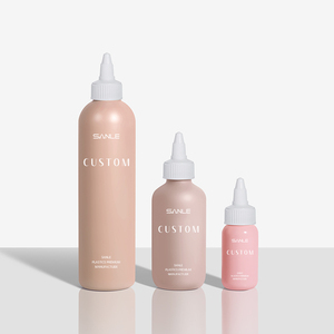 Chai nhựa mềm tròn đựng dầu dưỡng tóc, thuốc nhuộm tóc, dung tích 100ml, 1oz, 2oz, 4oz, có nắp vặn. - Product Image 3