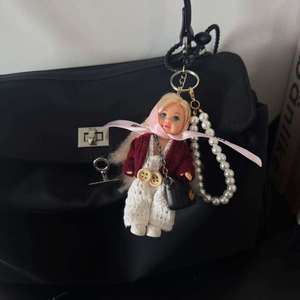 Cute Mini <b>Doll</b> Keychain Fashionable Dressup <b>Doll</b> Pendant Adorable Bag Accessory <b>Playful</b> Gift for Kids Girls - Product Image 4