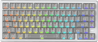Clavier de jeu mécanique Mars 75 Pro 75% à axe magnétique en alliage d'aluminium CNC USB-C Hot-Swap RGB résistant aux déversements