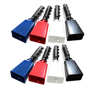 Giá bán buôn sơn màu sắc xử lý ồn ào nhà sản xuất quá khổ 9 inch lớn THẬM CHÍ trống chuông thể thao bên cowbells Logo - Product Image 6