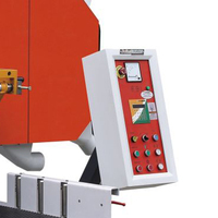 Planta de fabricación de procesamiento de madera aerodinámico STR aserradero JSM450 máquina de sierra de cinta de resierra horizontal automática