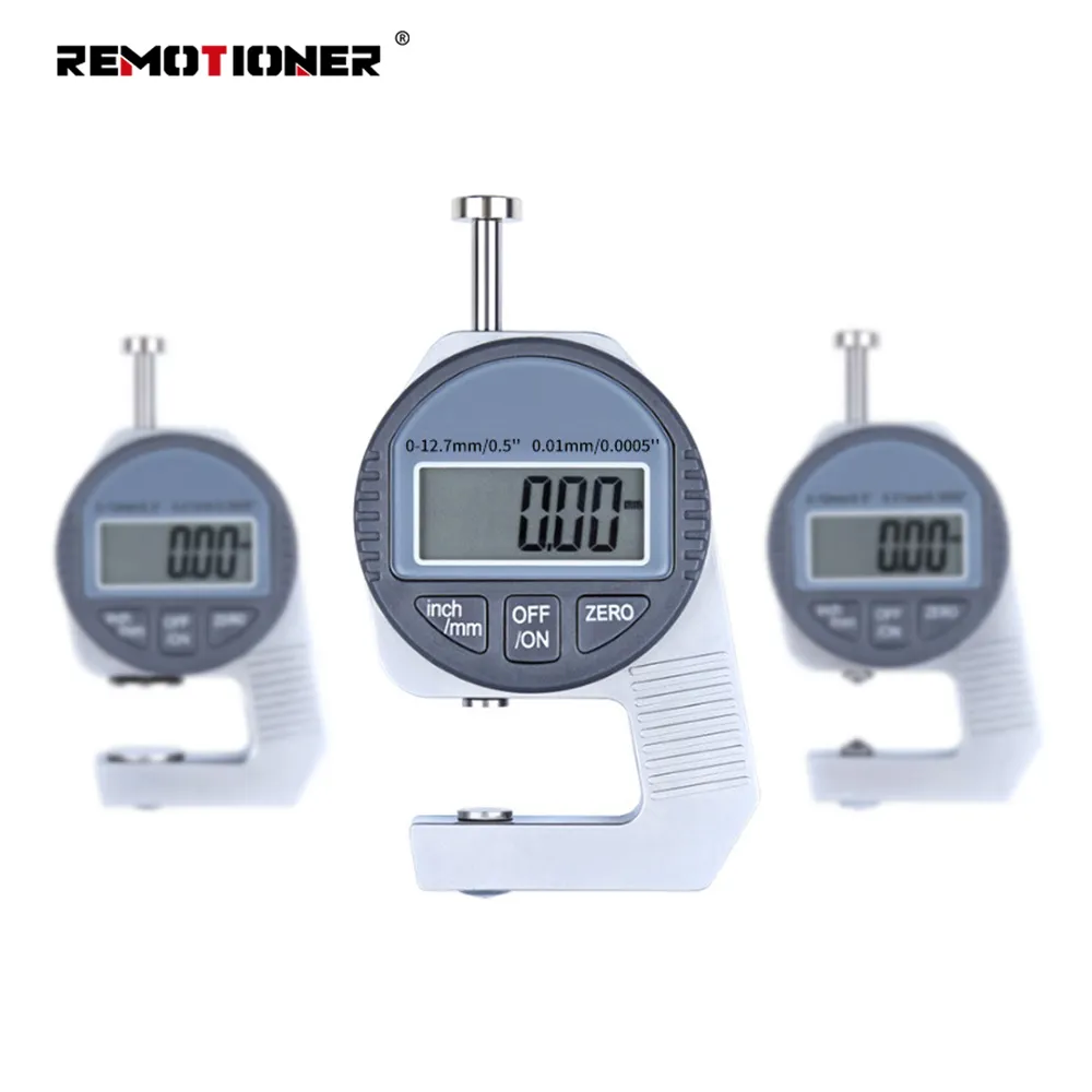 Medidor Digital de 0-12,7mm, herramientas de medición, micrómetro electrónico, Mini medidor de espesor Digital