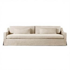 Sofá de Dos Plazas de Lujo para Interiores, Moderno, Personalizado, con Funda, Clásico, con Brazos Inclinados, para Escuela, Recepción Moderna - Product Image 1