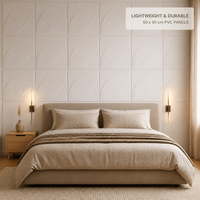 Panneau mural 3D en PVC imperméable blanc à motif de briques moderne et élégant pour la décoration intérieure de la maison et des fêtes de Noël