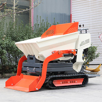 Kostenloser Versand Mini-Raupendumper Hydraulischer Raupenkipper 500kg 1 Jahr Vollhydraulisches System für Bau und Garten