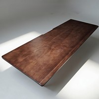 Plateau de table en bois massif personnalisé : pin, olivier, frêne, toon chinois blanc, noyer sud-américain – Planche de bureau réglable en hauteur