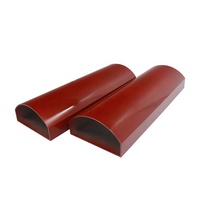 Profilés d'extrusion modernes en alliage d'aluminium demi-ronds pour mains courantes d'escalier