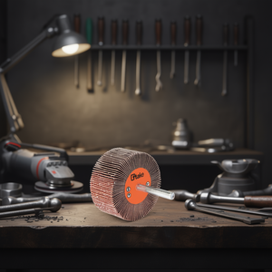 Disque à lamelles abrasif Ttake 25x10 mm, tige de 6 mm, grain 180, pour le meulage - Product Image 3