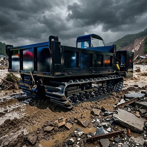 Nuevo <span class=keywords><strong>Dumper</strong></span> Hidráulico de Orugas de 6 Toneladas, Directo de Fábrica, Transportador Todoterreno con Orugas para Montaña, Minería y Granja - Product Image 2
