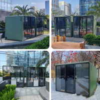 Soundbox extérieur grande cabine insonorisée cour modulaire bureau Pod à vendre cabine de réunion de réduction du bruit