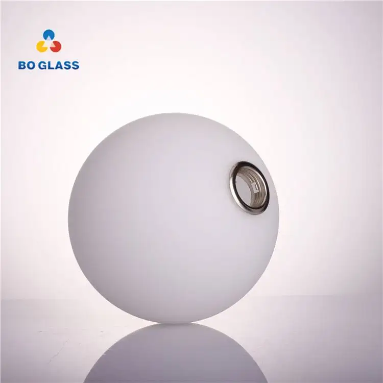 Boule de lampe LED en verre peint blanc, ampoule avec filetage métallique G9, opale, couvercle d'ampoule, 60mm 70mm 80mm, 30 pièces