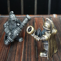 Vente en gros porte-bâton d'encens artilleur bureau ornement en métal porte-encens portable décoration intérieure souvenirs cadeaux