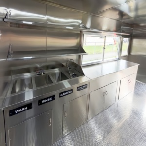 Remorques alimentaires mobiles pour cuisines commerciales, kiosques de restauration de rue entièrement équipés, chariots de traiteur BBQ, camions de cuisine à vendre - Product Image 4