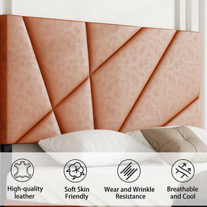 Lit de rangement relevable King Size OE HOME, structure en bois de chêne, revêtement en tissu, mécanisme hydraulique réglable, design moderne - Product Image 5