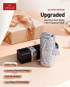 Tất cả-trong-một thời trang ngân hàng điện 5000mAh 22.5W nhanh chóng phí Son môi kích thước với Dual nạp phương pháp thiết kế lấp lánh - Product Image 3