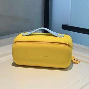 Sac de maquillage en EVA imperméable <span class=keywords><strong>et</strong></span> écologique, grande capacité, organiseur de cosmétiques, sac de toilette personnalisé OEM, étui structuré, facile à nettoyer - Product Image 1