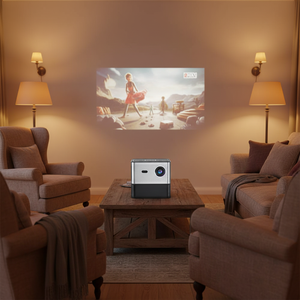 Projecteurs X3 <span class=keywords><strong>MAX</strong></span> en gros d'usine avec batterie rechargeable 720P Bluetooth 5G Wi-Fi 4K Projecteur intelligent Android - Product Image 1