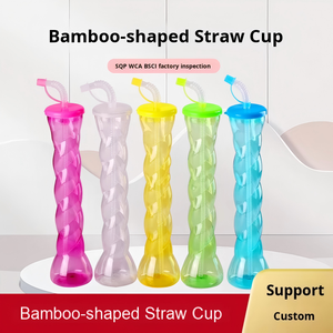 Groothandel Custom Plastic Spiraal Werf <span class=keywords><strong>Cup</strong></span> Slush <span class=keywords><strong>Yard</strong></span> Party <span class=keywords><strong>Cup</strong></span> Met Stro Drinkbekers Voor Feesten - Product Image 6