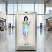 Panel Comercial de 75 Pulgadas 2K 4K con Android Windows CMS, Pantalla LCD Transparente 3D para Exhibición en Museos, Comercios y Ferias