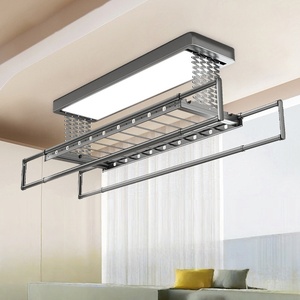 Intelligent indoor voice drying machine home lifting telescopic LED <b>lighting</b> electric drying rack - Product Image 1