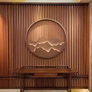 El Panel Divisor de Pared de Acero Inoxidable Más Popular con Patrón 3D Dorado, Panel Divisor de Pared Metálico, Separador de Ambientes - Product Image 1