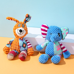 Jouet à mâcher <span class=keywords><strong>pour</strong></span> <span class=keywords><strong>chien</strong></span> en peluche éléphant, résistant aux morsures, apaisant, compagnon <span class=keywords><strong>pour</strong></span> chiot, design Corgi à poils dorés, fournitures <span class=keywords><strong>pour</strong></span> animaux de compagnie - Product Image 2
