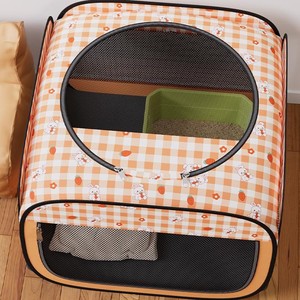 Faltbarer Katzenkäfig Zaun Hunde- und Katzenbett Haustierzelt Lieferbox für Welpen Kätzchen Meistverkauftes Ganzjahres-Haustierhaus - Product Image 3