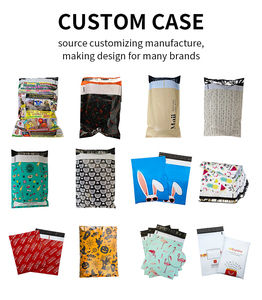 Sacs d'affranchissement biodégradables pour vêtements enveloppes d'expédition logo couleur personnalisée sarcelle enveloppe en poly compostable colis postal - Product Image 3