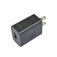 Cargador de Pared USB de 5V 2A 10W, Adaptador de Corriente CA/CC con Carcasa de PC, para Teléfono, Banco de Energía, Pequeños Dispositivos Electrónicos, Certificado CE RoHS