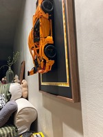 Ludaye Bingkai Foto Kreatif Cetak Giclee Ramah Lingkungan Buatan Tangan dari Kayu Solid dengan Bingkai Khusus untuk Model Mobil Balap.
