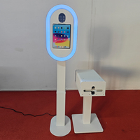 Machine Photo Booth Portable 2026 la plus vendue avec Anneau Lumineux et Impression Instantanée pour Mariages et Événements Sociaux